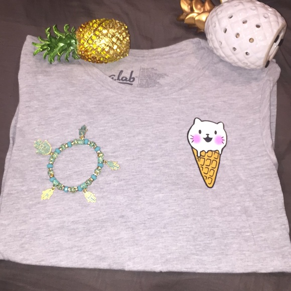 🍦🐱Gray Kitty in an Ice Cream Cone T🐱🍦 - Picture 2 of 5